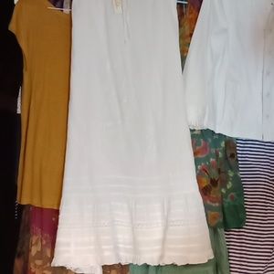 🌹SOLD 🌹Sacred Threads Skirt White